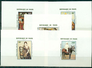 Нигер, 1981,  Пикассо, 5 люкс-блоков